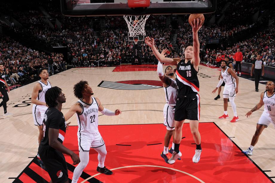 u8足球官网-杨瀚森4+3卡马拉9记三分35分 开拓者狂胜篮网